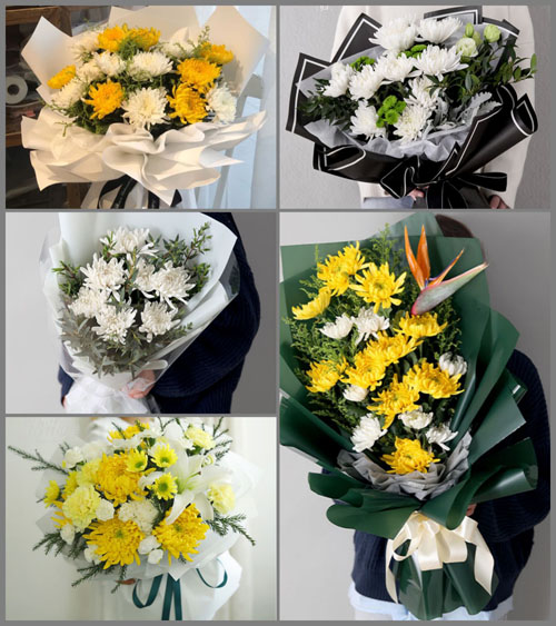 河南驻马店泌阳县黄山口乡白事花束代送